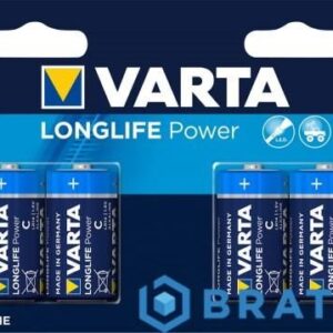 VARTA 4X BATERIA LR14 / C LONGLIFE POWER BLISTER