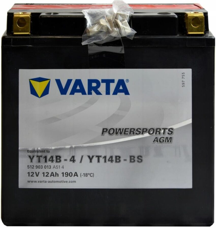 Varta Yt14B-Bs 12V 12Ah 190A Yt14B-4 549658