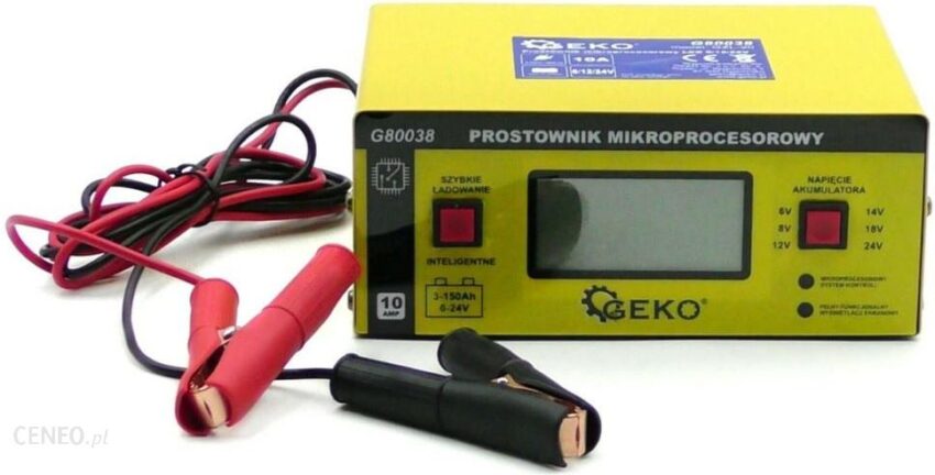 Vexin Prostownik mikroprocesorowy LCD 6/12/24V