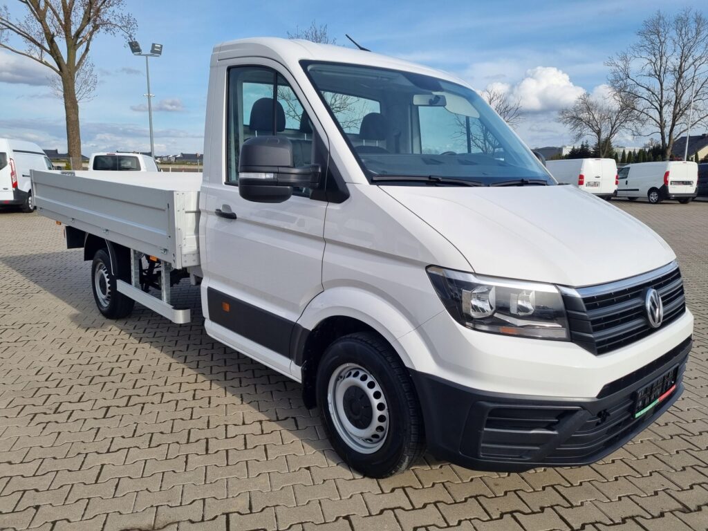 VOLKSWAGEN CRAFTER SKRZYNIA 373cm/220cm AUTOMAT