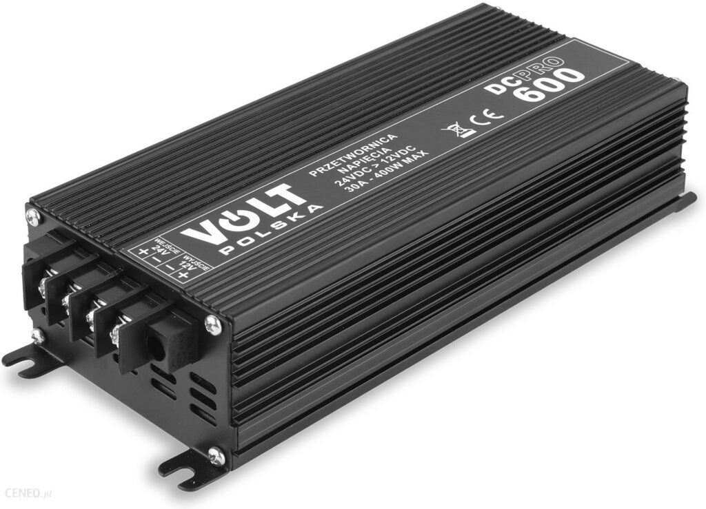 Volt Polska Reduktor Napięcia Przetwornica Bezzakłóceniowa Dc Pro 24V 12V 45A 600W 4Zdcpro600