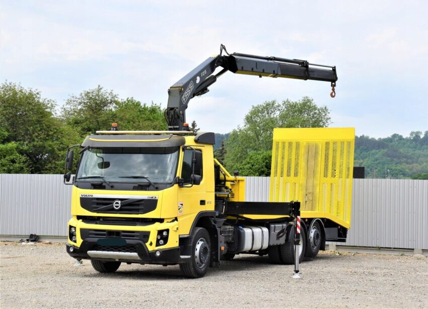 VOLVO FMX 370 Laweta 7,40m+FASSI F215A.0.22 /PILOT