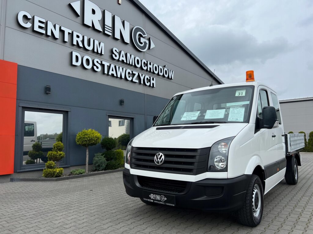 VW Crafter 2,0TDI 109KM DOKA AC WEBASTO 7OS SERWIS