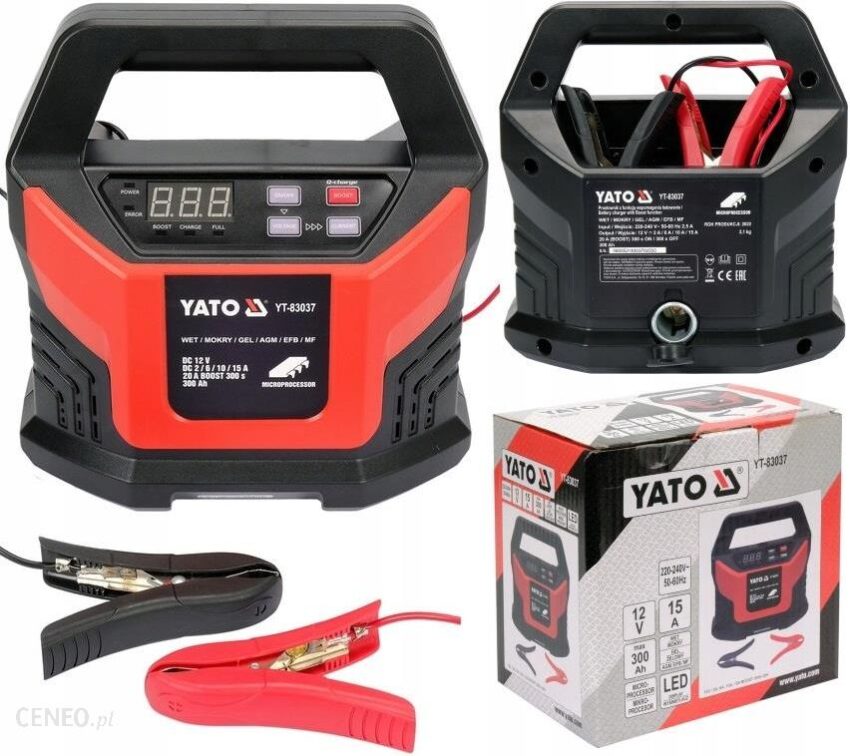 Yato Prostownik Elektroniczny 12V 2 20A 300Ah