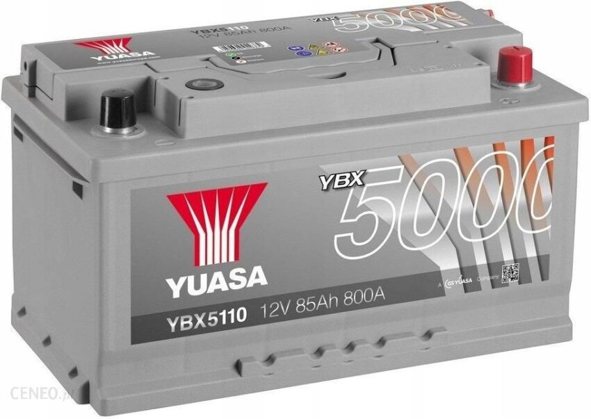 Yuasa Akumulator 85Ah 800A Ybx5110 5110