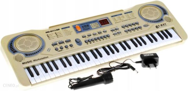 Zobavi Organy do pierwszej nauki keyboard z mikrofonem